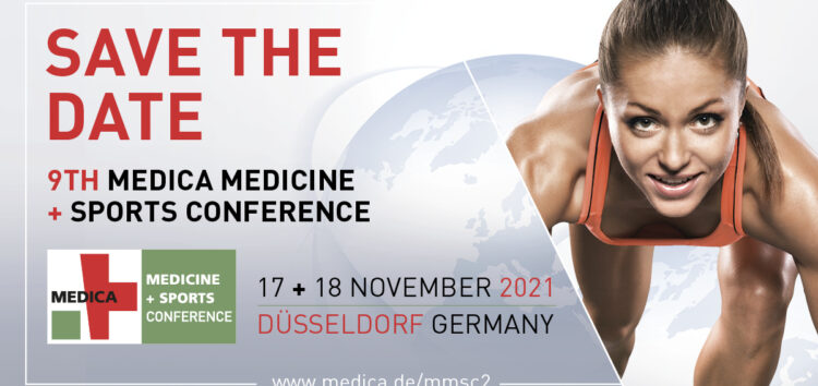 9. MEDICA MEDICINE + SPORTS CONFERENCE am 17. und 18. November – Der internationale Hotspot für Sport-Mediziner, -Wissenschaftler, Athleten, Visionäre und Experten