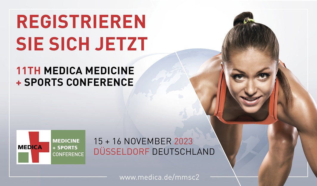 #Veranstaltung – 11. MEDICA MEDICINE + SPORTS CONFERENCE 2023 am 15. und 16. November in Düsseldorf
